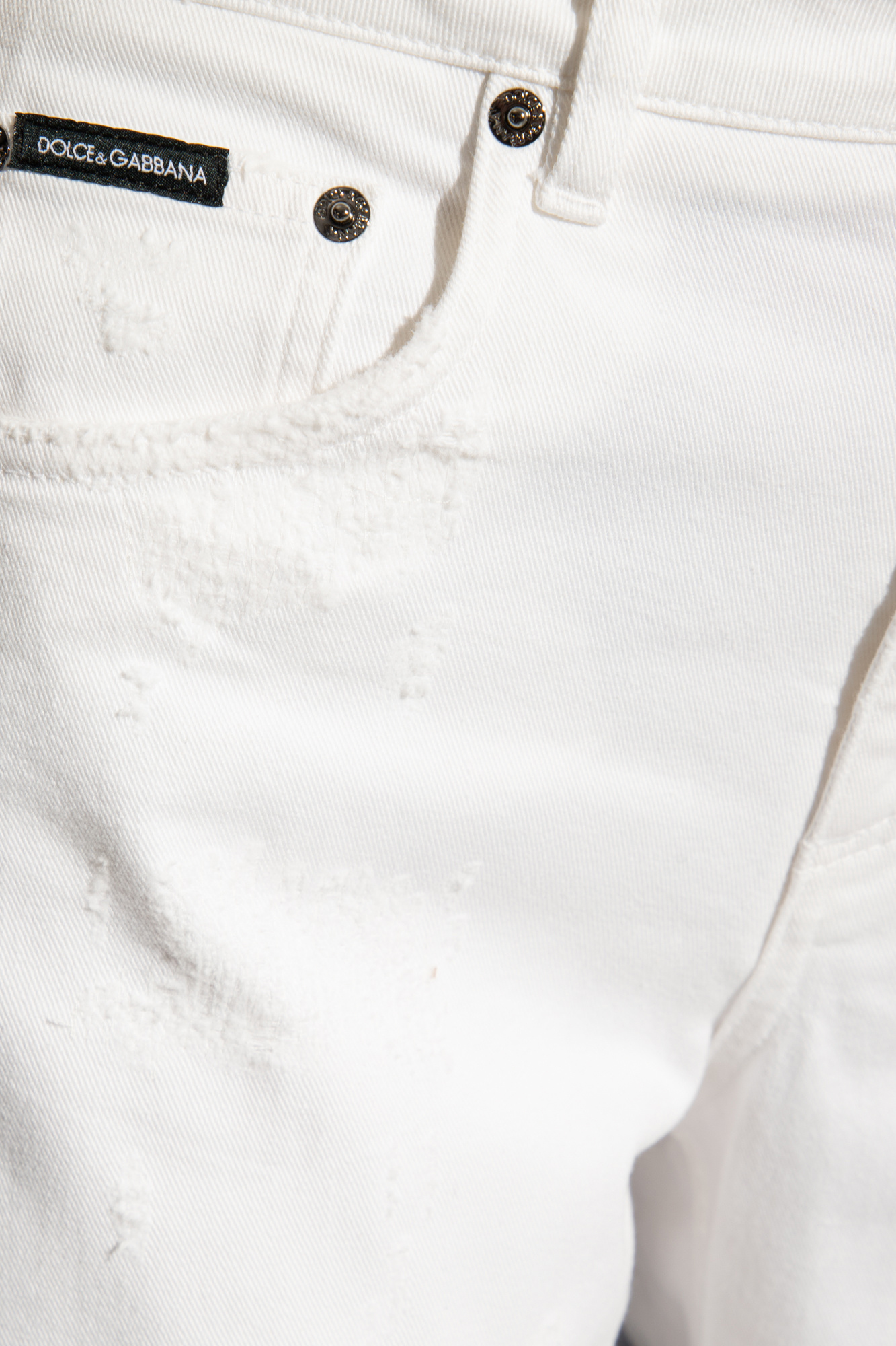 Dolce & Gabbana WHITE JEANS WITH A `VINTAGE` EFFECT ジーンズ White Jeans with vintage effect Dolce & Gabbana - Vitkac AS